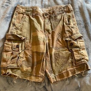 Camo cargo shorts